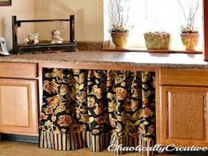 Desk Storage Curtain