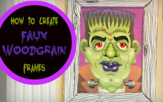 How to Draw Faux Woodgrain