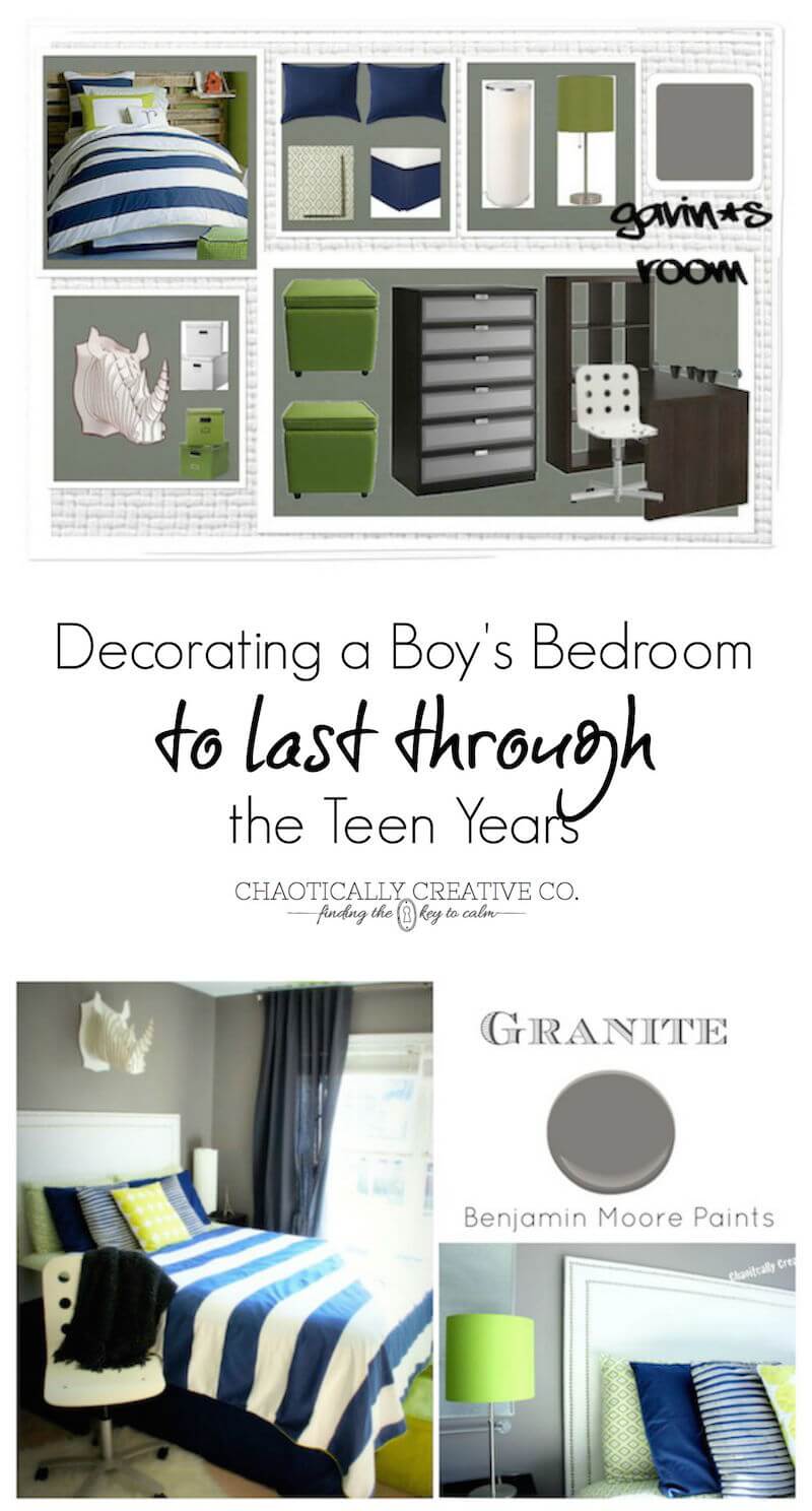 Decorating A Boy's Bedroom to last through the teen years