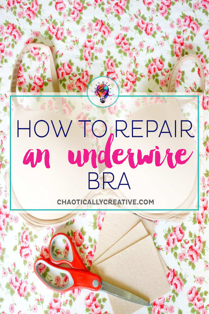 how to repair and underwire bra