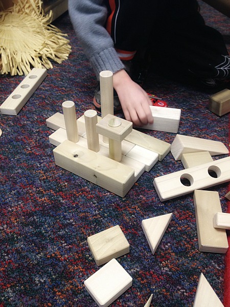 building a block tower