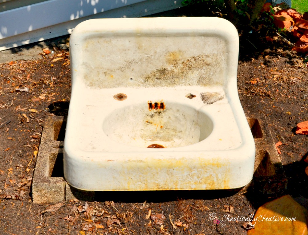 Vintage Sink Planter