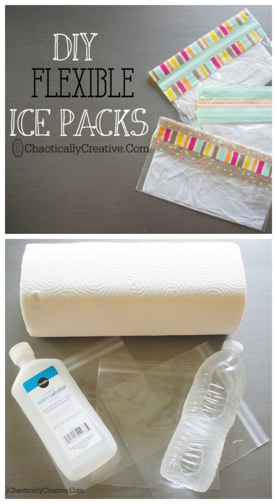 EASY & CHEAP DIY FLEXIBLE ice packs