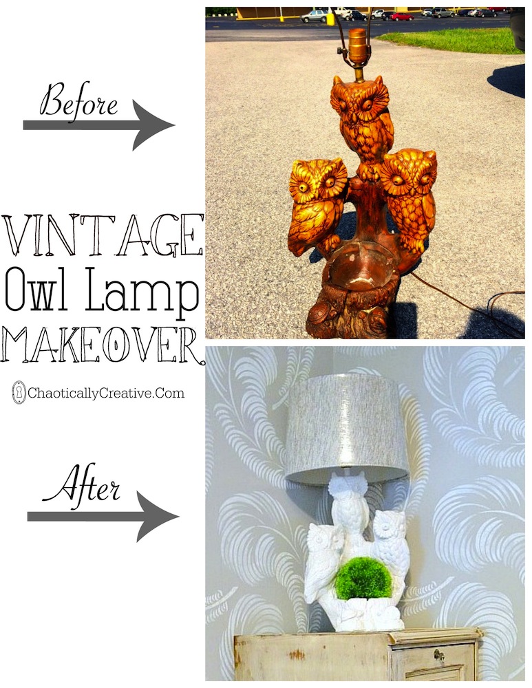 Owl Lamp Makeover