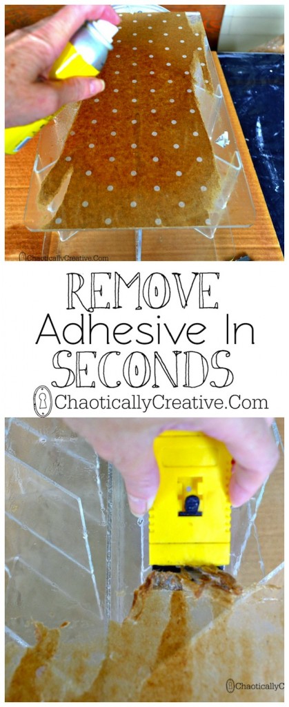 remove adhesive in seconds