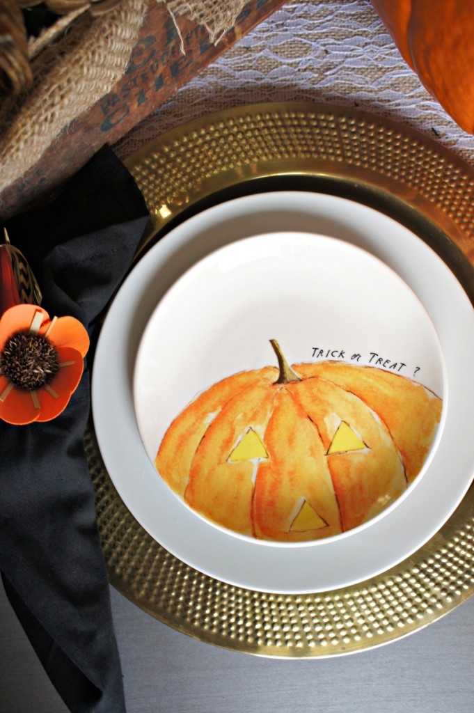 Pumpkin plate