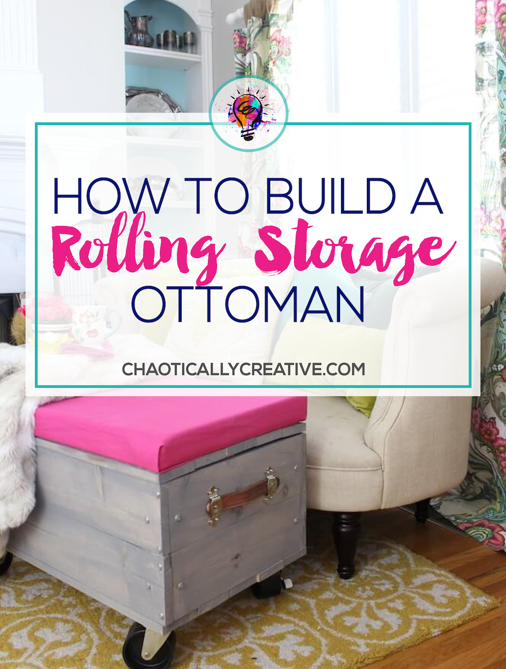 How to Build a Rolling Storage Ottoman