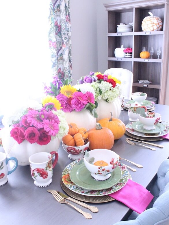 fall home tour and tablescape