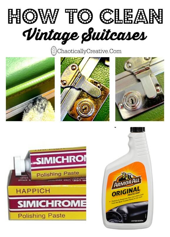 How to Clean Vintage Suitcases