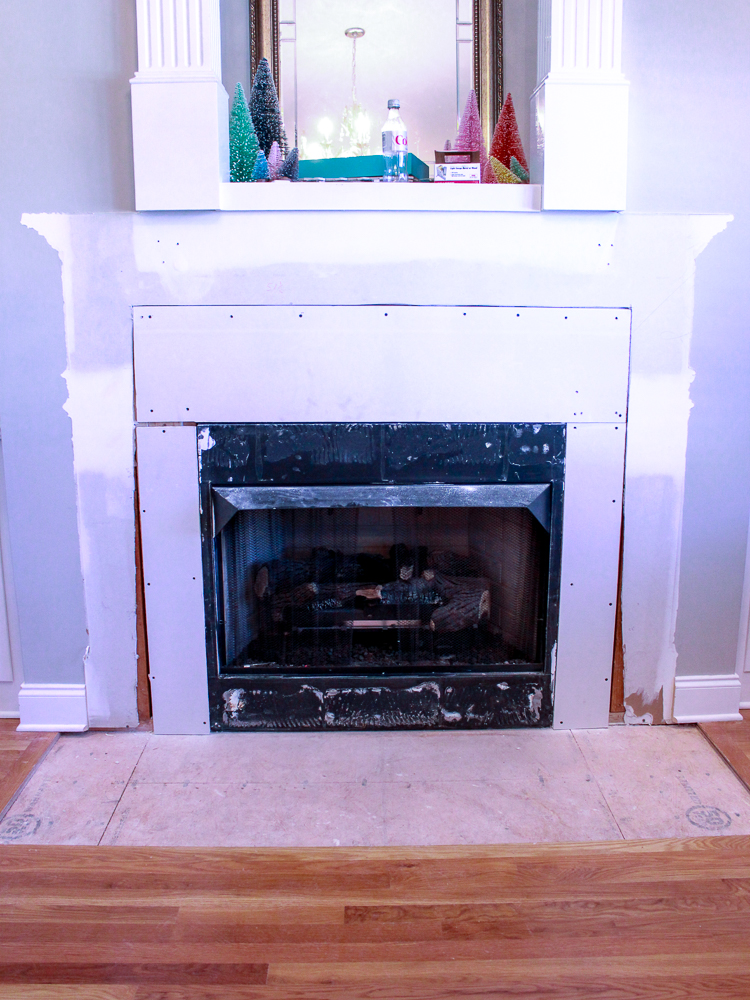 How To Remove Fireplace Tiles, How To Replace Tile Around Fireplace