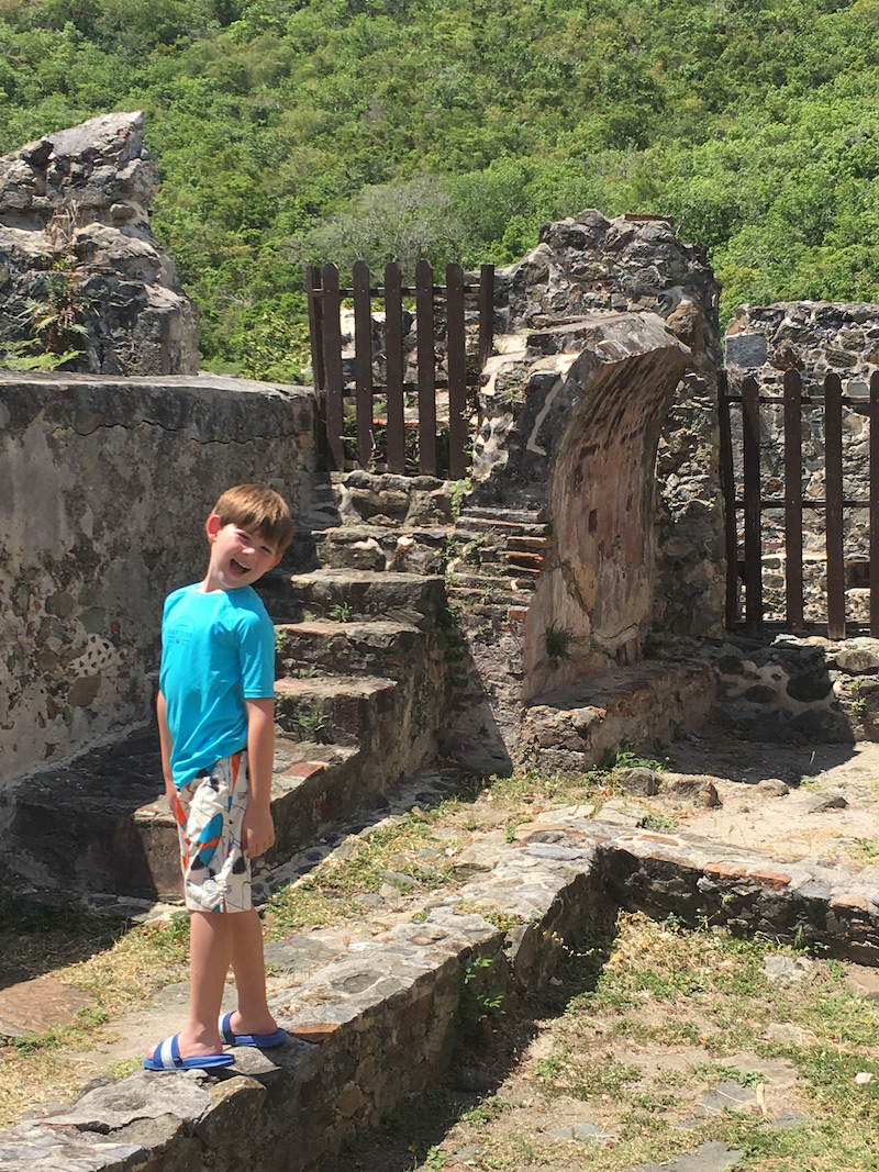exploring plantaion ruins