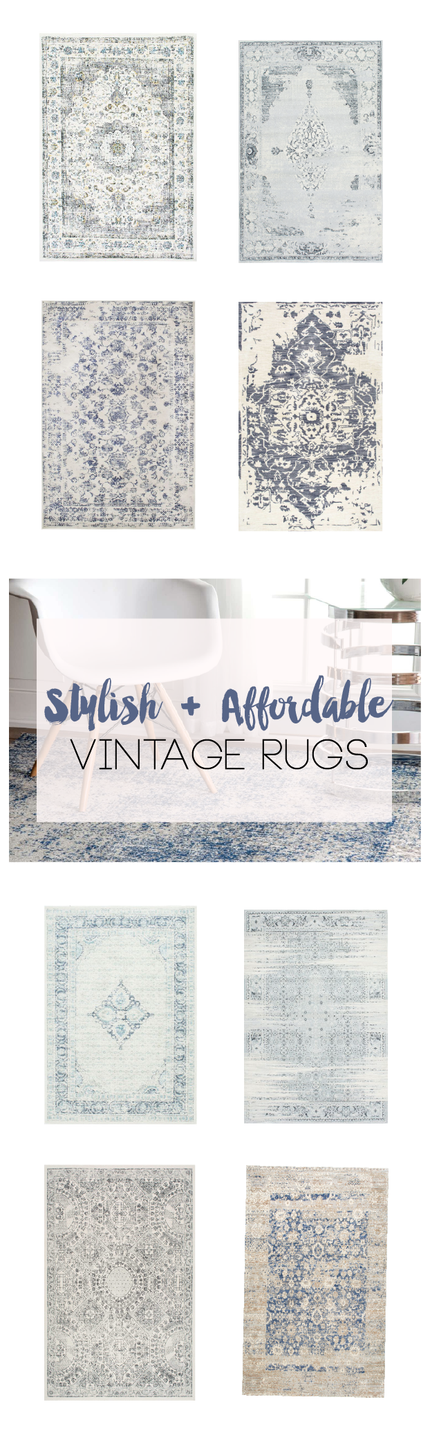 You won't believe the prices on these Vintage Inspired Rugs and they are HUGE!!! 