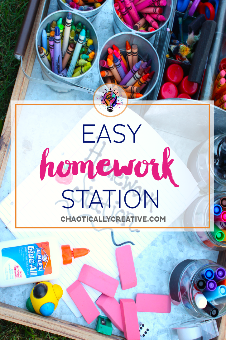 Create an Easy Homework Station