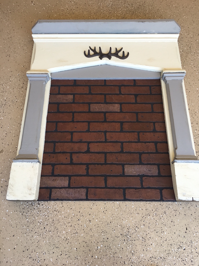 diy faux brick fireplace insert