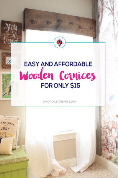Build these Easy Diy wooden window cornices in less than 30 minutes