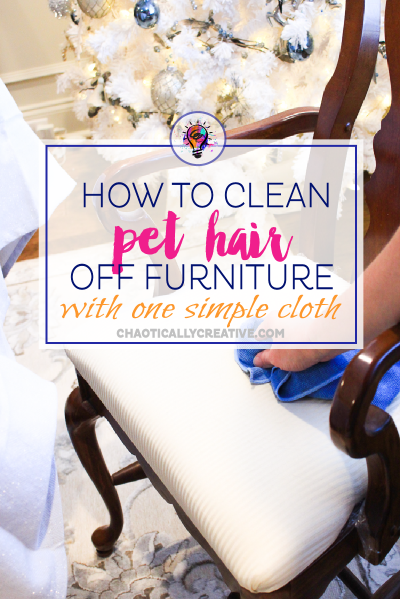 how to clean pet hair off furniture