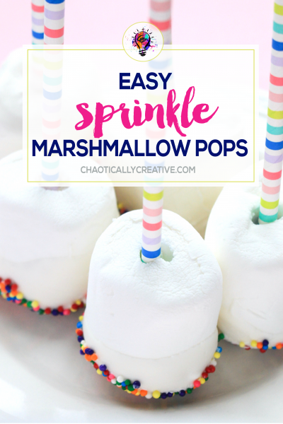 easy sprinkle marshmallow pops
