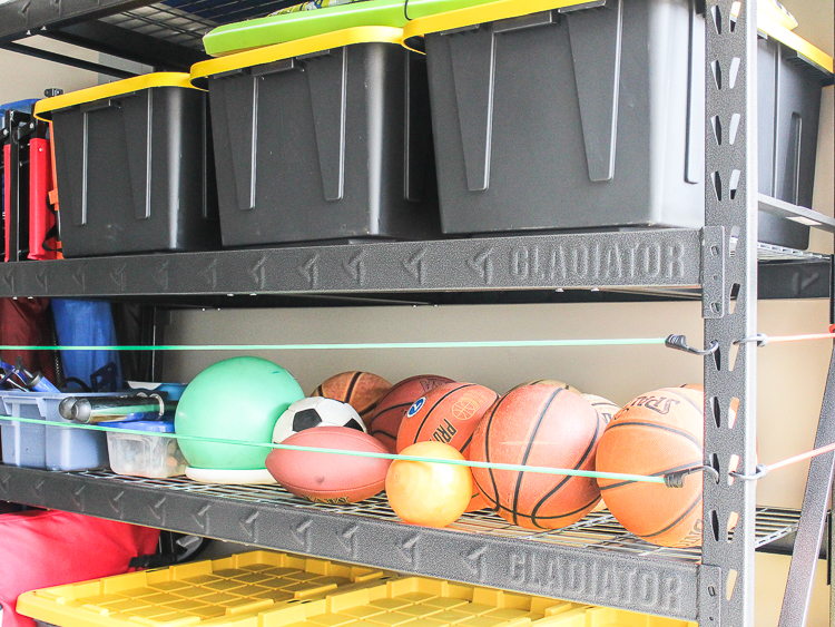 Organizing a Small Garage Ball Storage
