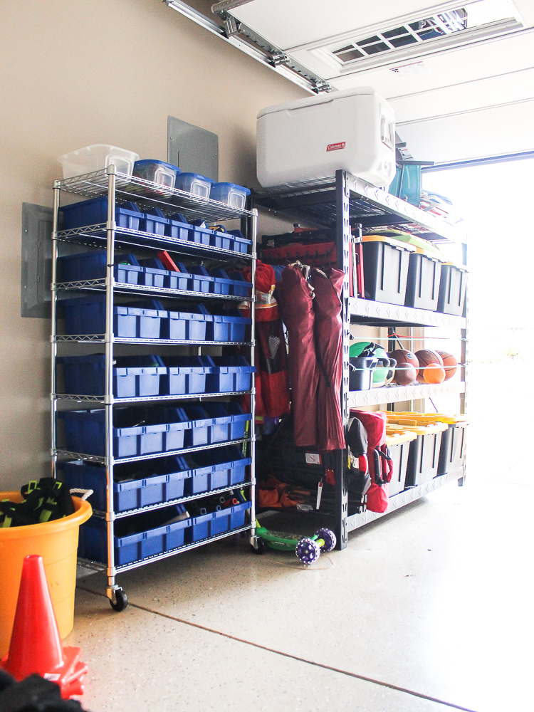 Organizing a Small Garage Rolling Tool Storage