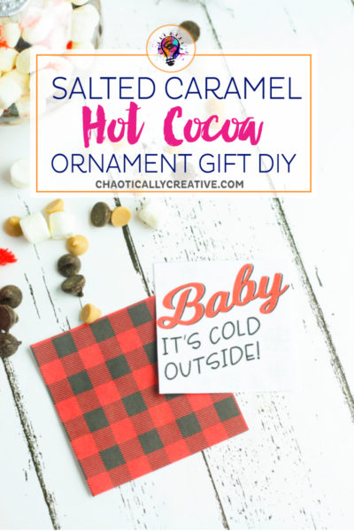 salted caramel hot cocoa ornament easy gift